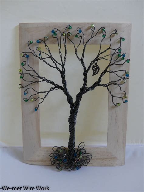 Framed Tree Of Life From We Met Wire Work Diy Kits Work Diy Diy Kits