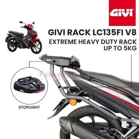 Lc V Fi Monorack J Givi Heavy Duty Rack Hrx Yamaha Led