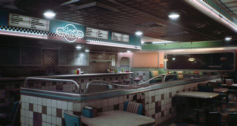 Leartes Studios On Twitter Rino S Diner Relight Artwork By Talented