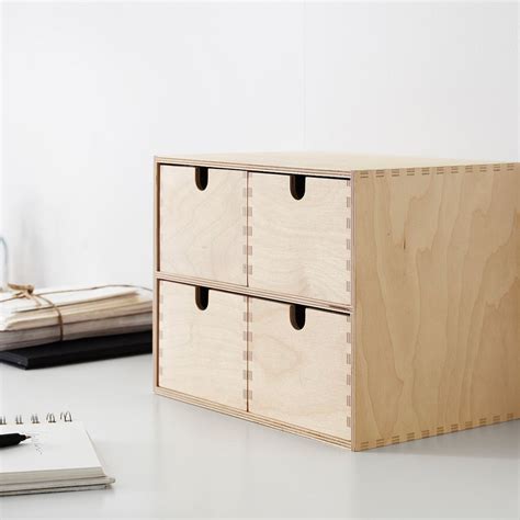 Moppe Mini Storage Chest Birch Plywood Ikea Ikea Bins Ikea Desk