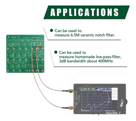 Placa De Teste Analisador De Rede Tester Rf Para Kit Vector