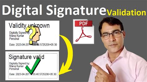 Digital Signature Validation In PDF Document PDF Digital Signature