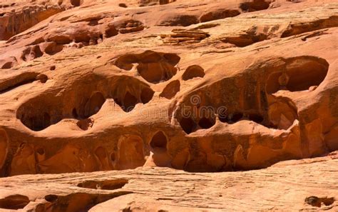 Unusual Rock Shapes in the Desert Stock Image - Image of geological ...