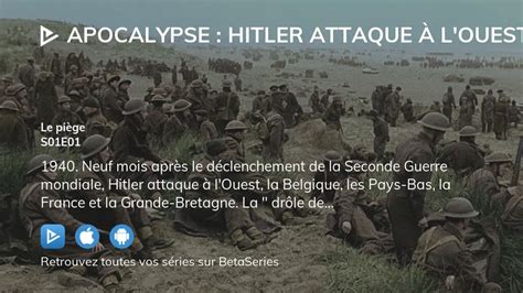 Regarder Apocalypse Hitler attaque à l ouest saison 1 épisode 1