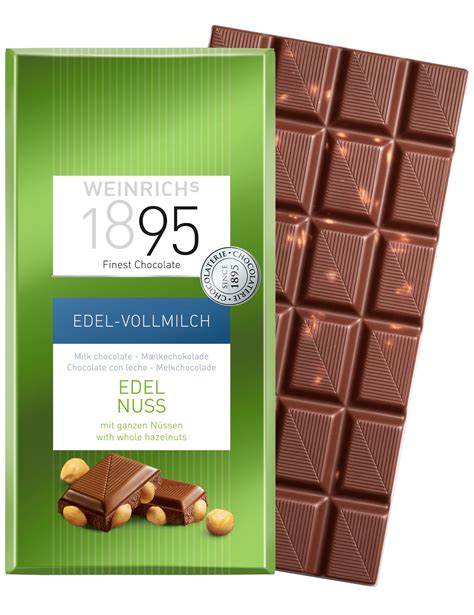 Weinrichs Edel Vollmilch Ganze Nuss G Weinrich Schokolade