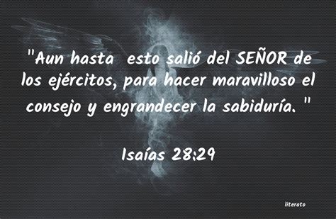 La Biblia IsaÃ­as 2829