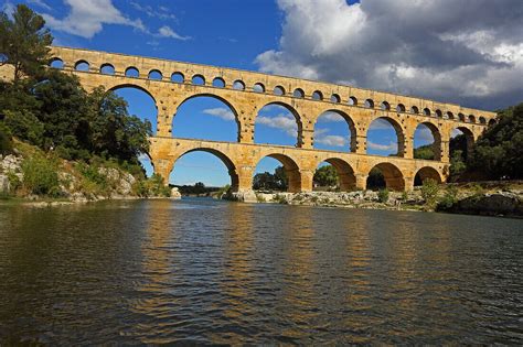 Pont Du Gard Vers Pont Du Gard Gard License Image