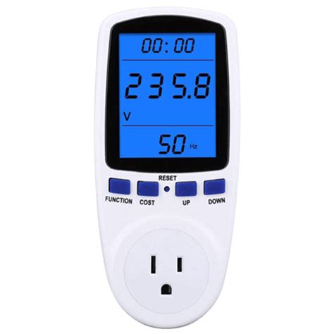 Bn Link Lcd Plug In Power Energy Meter Voltage Amps Electricity Usage