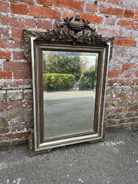 A Delightful Good Size Antique French 19th Century Carved Wood Gesso