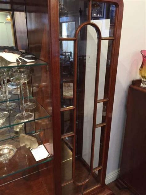 Stunning Art Deco Walnut Bookcase Niall Mullen Antiques