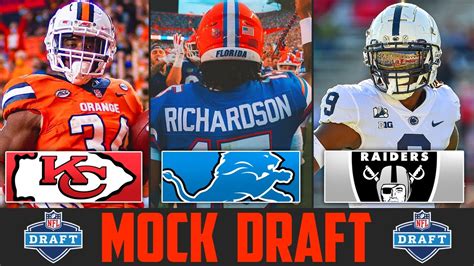 NFL Mock Draft | 2023 NFL Mock Draft Anthony Richardson CJ Stroud Bryce ...