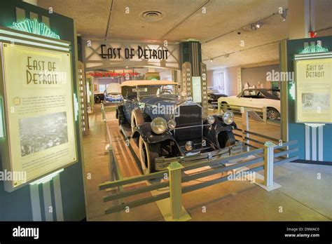 Interior exhibits at the Saratoga Automobile Museum in Saratoga Springs ...