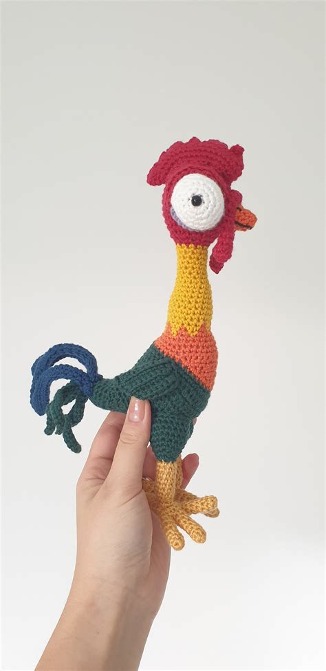 Hei Hei The Rooster Crochet Doll Amigurumi Pattern Pdf Etsy Uk