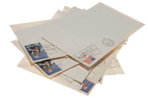 Stack Of Old Letters Stock Photo Image Of Letters Path 10918720