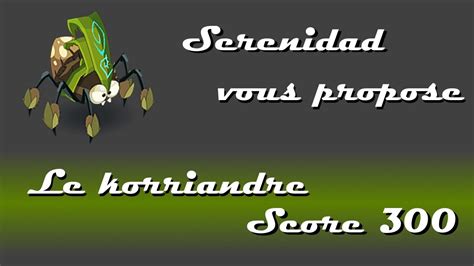 Dofus Korriandre Score M J Youtube