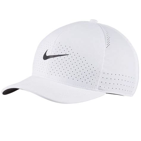 Mens Nike White Classic99 Swoosh Logo Performance Flex Hat In 2023