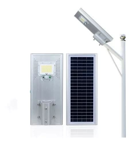 Lámpara Solar Led 50w Lampara Suburbana Alumbrado Publico MercadoLibre