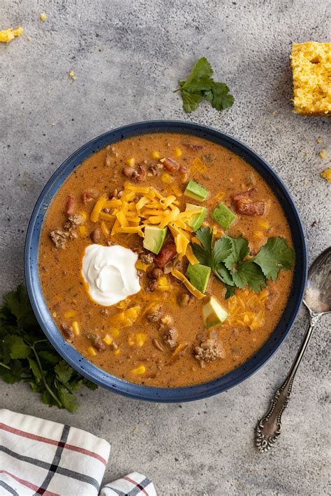 Creamy Taco Soup Countryside Cravings