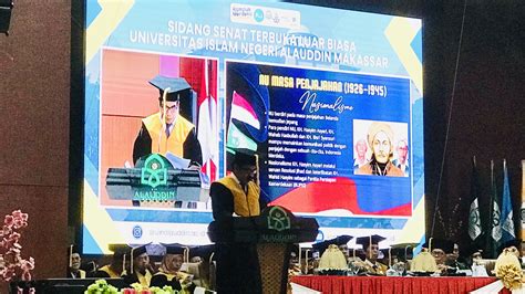 Firdaus Muhammad Resmi Jadi Guru Besar UIN Alauddin Makassar Dalam