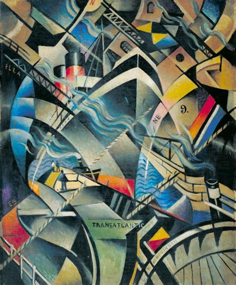 ‘the Arrival Christopher Richard Wynne Nevinson C1913 Tate