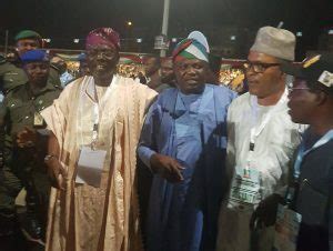 Photos Fashola Ambode Sanwo Olu Others Meet At Apc Convention