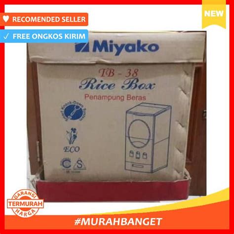 Jual Miyako Tb Rice Box Tempat Penampung Beras Kg Penyimpanan