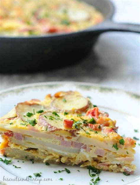 Ham And Potato Frittata