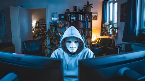 The Phantom Hacker A Dark Web Enigma Stock Illustration Illustration