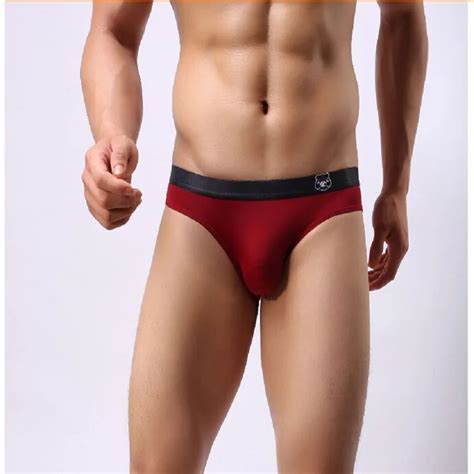 2015 New Arrival Brave Person Men Nylon Sexy Briefs Bikini Fashion