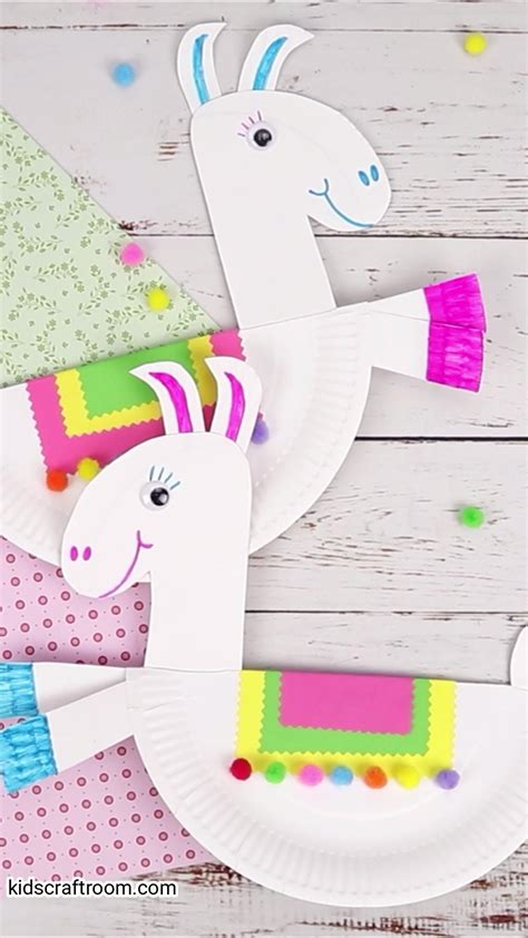 Rocking Paper Plate Llama Craft Artofit