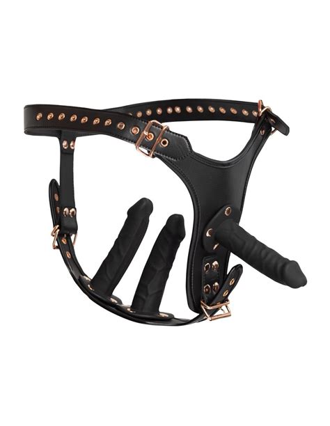 Gode Ceinture Triple Bad Kitty Godes Ceintures Acheter Godes Ce