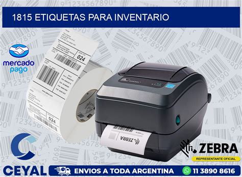 Etiquetas Para Inventario Insumos Datamax Zebra Arg