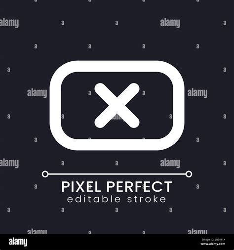 Remove Background Pixel Perfect White Linear Ui Icon For Dark Theme