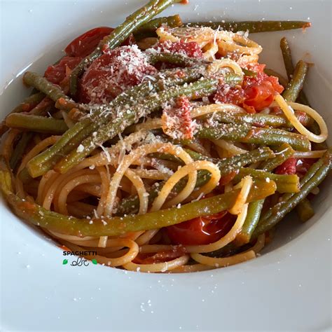 Spaghetti With Green Beans Spaghetti Abc