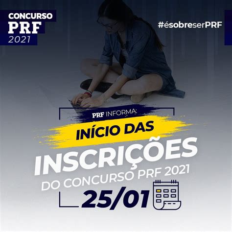 Abertas inscrições para o concurso da PRF