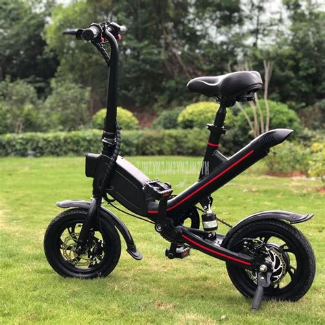 Mini Electric Bicycle 12 inch Wheel Foldable Electric Scooter Bike Instead Of Walking For Men ...