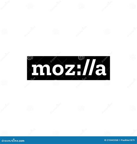 Mozilla Firefox Logo Editorial Ilustrativo Sobre Fondo Blanco Foto De