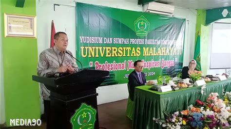 Rektor Universitas Malahayati Pesan Inspiratif Untuk Lulusan Saat