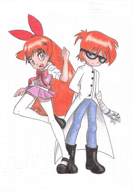 Blossom and Dexter by AnnsheeG on DeviantArt