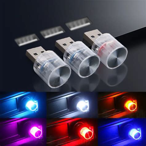 Araba USB Ortam I DJ RGB Mini Renkli Gece Lambas Led Aray Z Tatil Parti