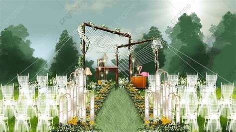 Outdoor Wooden Pile Wedding Png Vector Psd And Clipart With