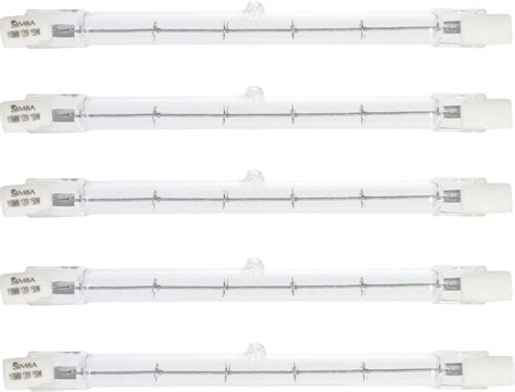 Simba Lighting Halogen R7s 118mm T3 300w Dimmable 4000lm 5 Pack J