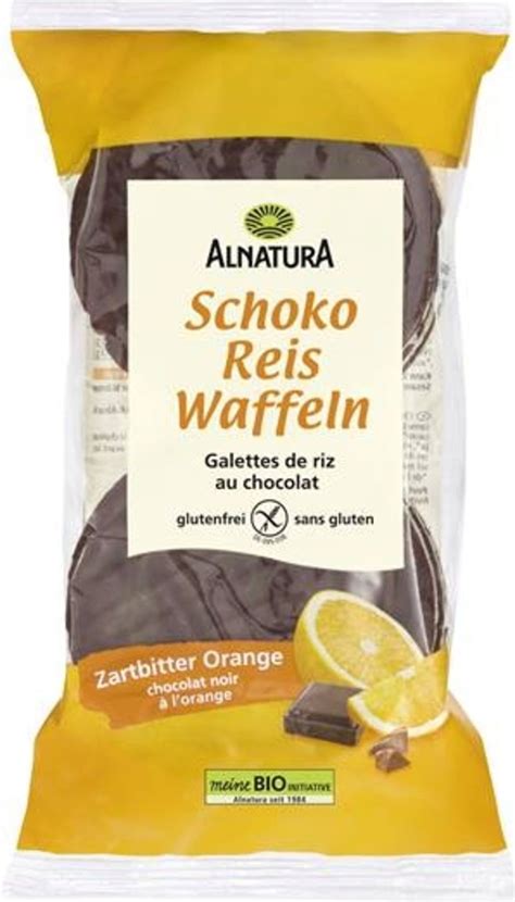 Alnatura Organic Rice Cakes Dark Chocolate Orange G Piccantino