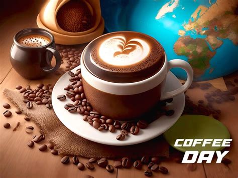 Premium Photo Realistic International Day Of Coffee