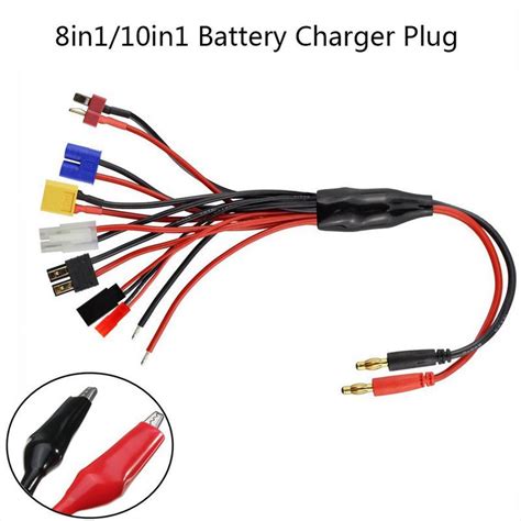 8 10 In 1 Lipo Battery Charger Multi Charging Plug Convert Cable For RC