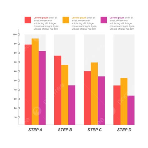 Decreasing Graph Bar Chart Economic Pressure Financial Problem Statistical Infographic Template