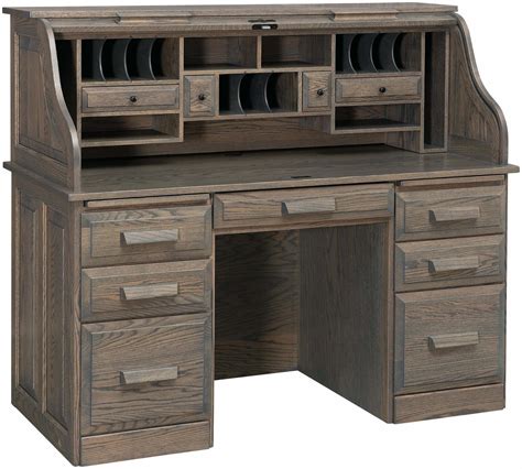 Mission Farmer S Roll Top Desk From DutchCrafters Amish Furniture