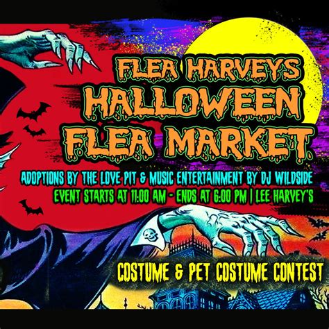 Flea Harveys Rock N Roll Flea Market Halloween Dfwchild