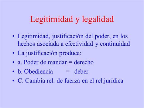 Definicion De Legitimidad Diario Melilla