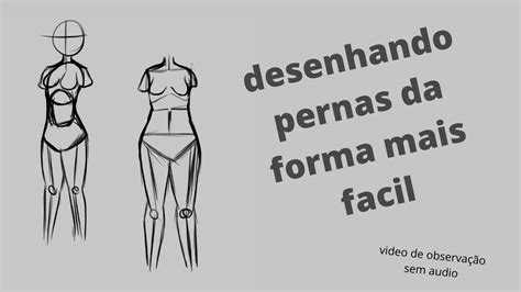 Como Desenhar Rascunho De Corpo Feminino Do Facil Ao Dificil Youtube